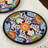Arjeta Handmade Raining Flowers 8" Dessert Plate