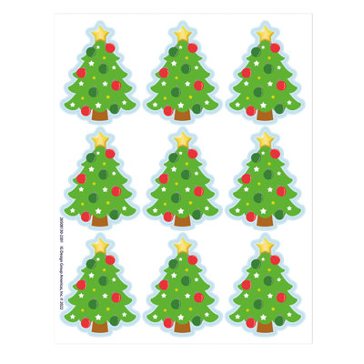 Accessoire éducatif d'autocollants géants d'arbre de Noël