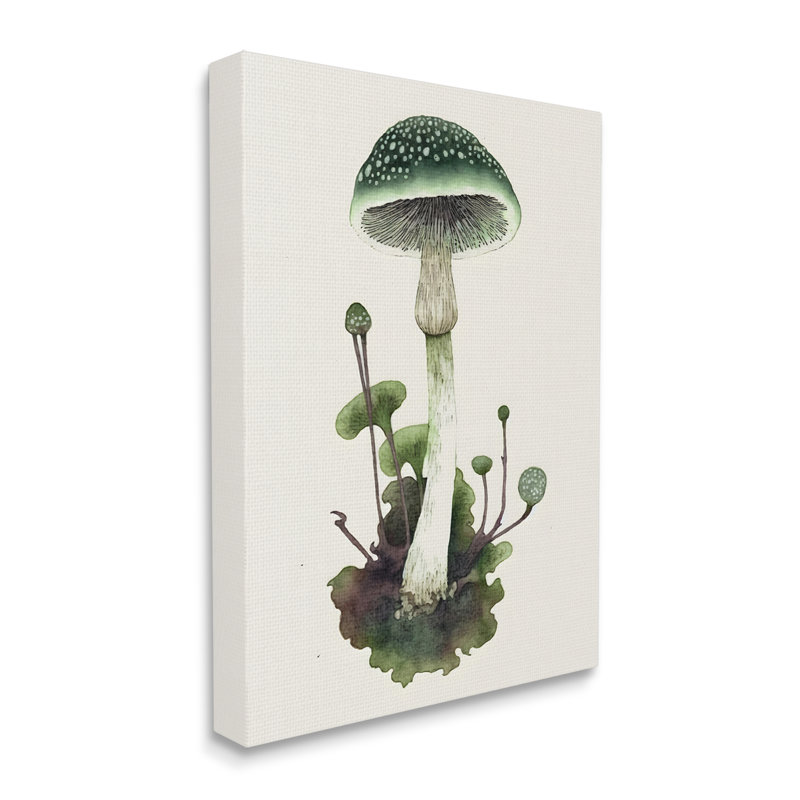 Forêt verte sur toile, H 20 po x l 16 po x P 1,5 po
