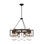 Apothecary 9 - Light Unique / Statement Wagon Wheel Chandelier