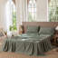 Drap plat 100% coton lavé MooMee-107894587-107894588
