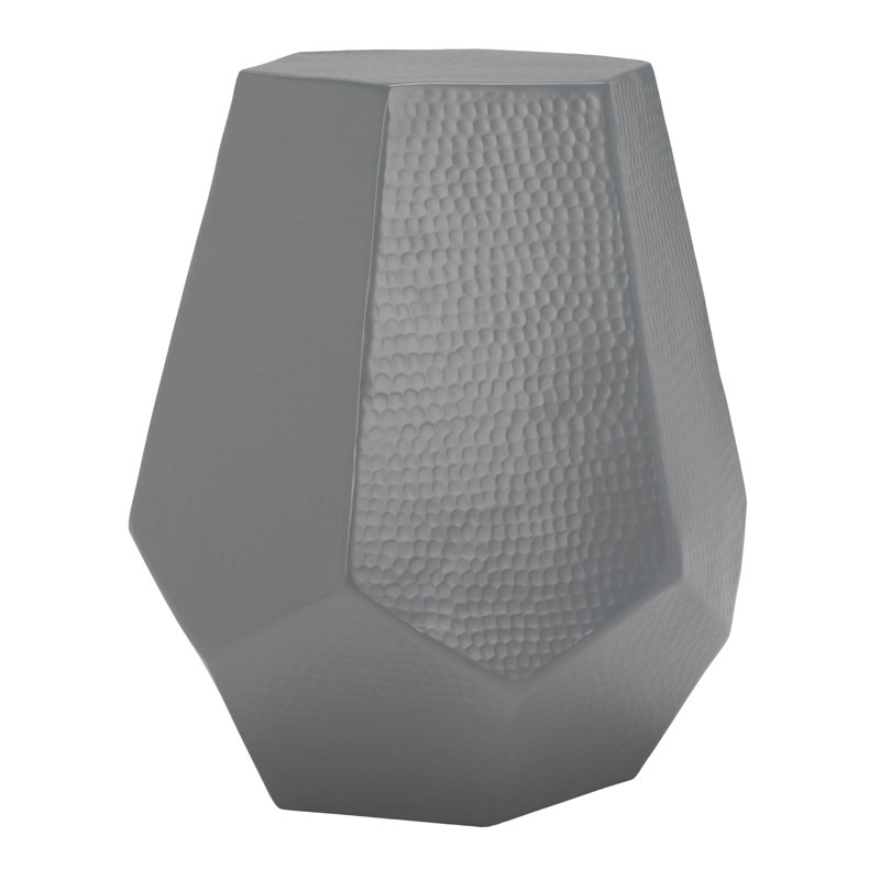 Tabouret d'appoint en aluminium Waights, Gris foncé