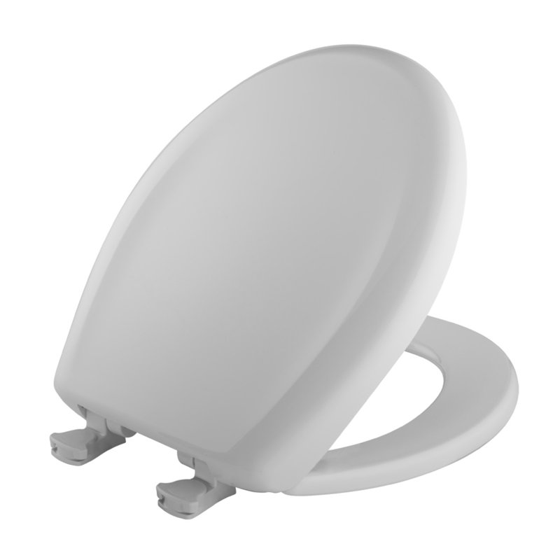 Siège de toilette rond, Blanc euro