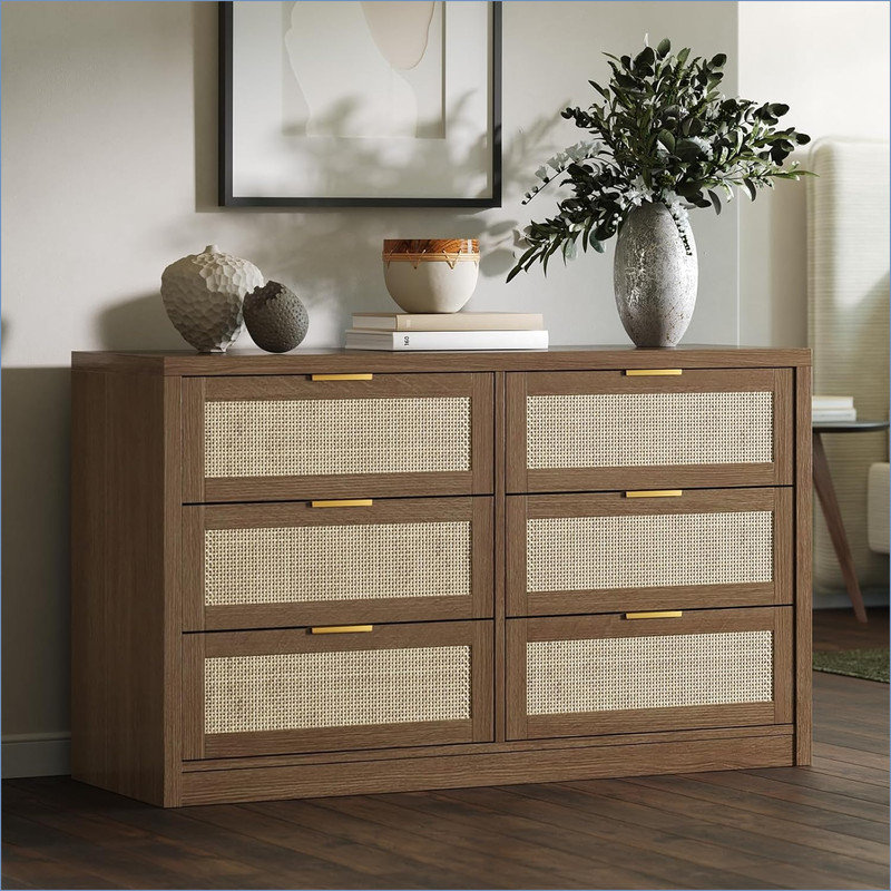133.9cm W 6 - Drawer Chest of Drawers
