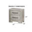 Mobilier de chambre à coucher de style campagne moderne 1pc