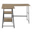 Bureau d'ordinateur, bureau personnel, coin, tablettes de rangement, L 48 po-1782825767