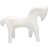 Horse-Matte White