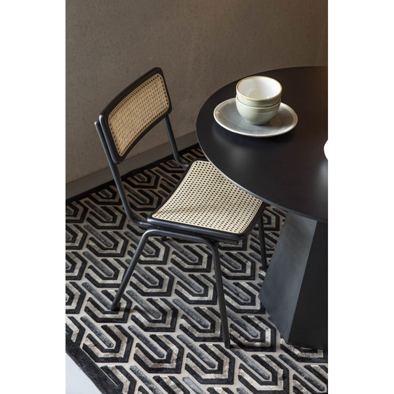 Chaise d'appoint Jort, Noir