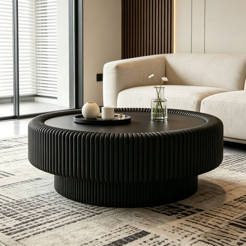 Table basse 31,5 po, Noir