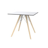Faz Wood Dining Table Edge Top - Square
