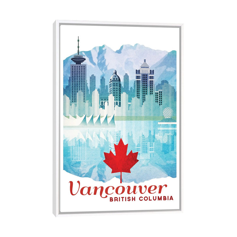 Canada-Vancouver by Missy Ames - Print on Canvas, White Framed, 66.04 cm H x 45.72 cm W