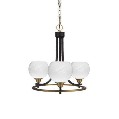 Lustre 3 lumières Waddon Paramount