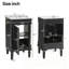 Armoire de salle de bain 18 po style français avec rangement-126658124