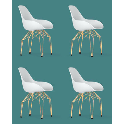 Chaises en diamant (ensemble de 4)