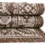 Tapis d'extérieur de couleur brune-1128383002