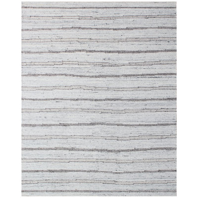 ANFL8698ASIGY Wool Area Rug in Silver