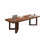 78.74"Minimalist Rectangular Walnut Conference Table
