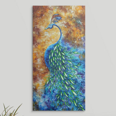 «In Bloom Peacock» par Megan Duncanson, reproduction d'art