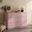 Commode 6 tiroirs pour chambre à coucher-1211391640