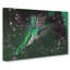 Green-Crowned Hummingbird In Abstract - Wrapped Canvas-55309547