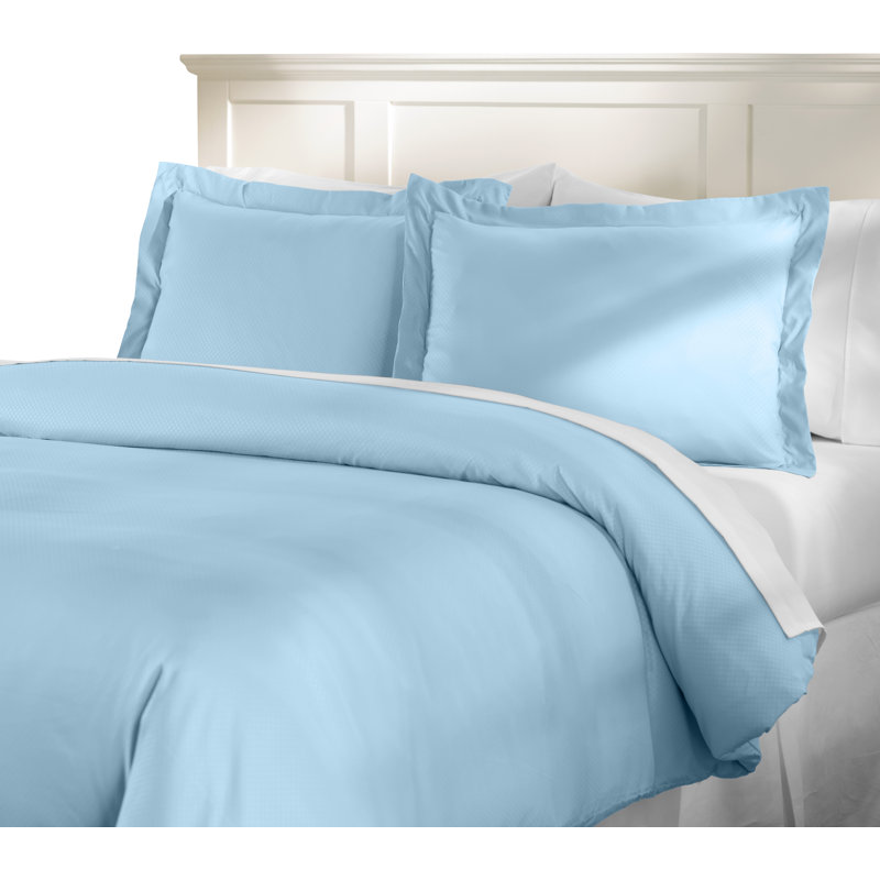 Basics Polyester Standard Duvet Cover, Twin Duvet Cover + 1 Standard Sham, Light Blue