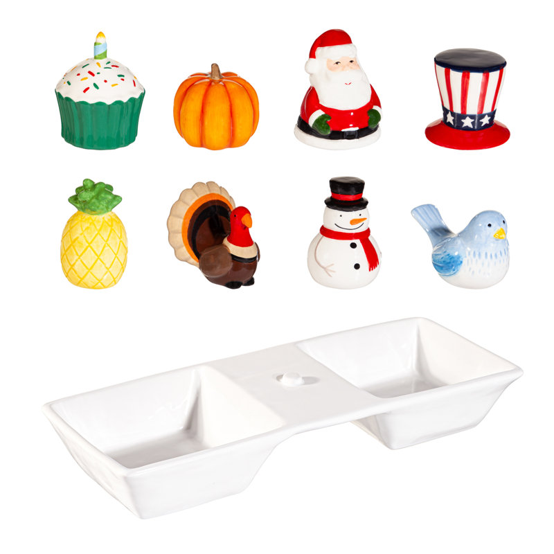 Le plat de service Holiday Aisle® Jossilynn