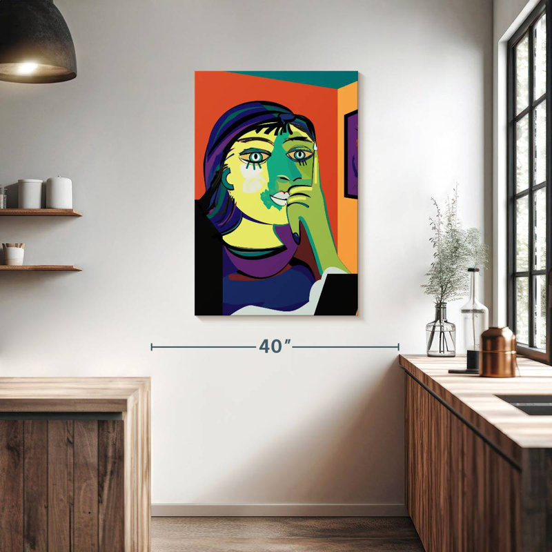 Femme de pensée moderne Leisha, H 39 po x l 26 po