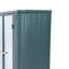 Rangement mural pour salle de bain Army avec 2 portes en miroir et compartiment ouvert, style, installation peu encombrante, armoire de porte à cadre en acier, portes, conception de toilette, charnières à fonctionnement en douceur