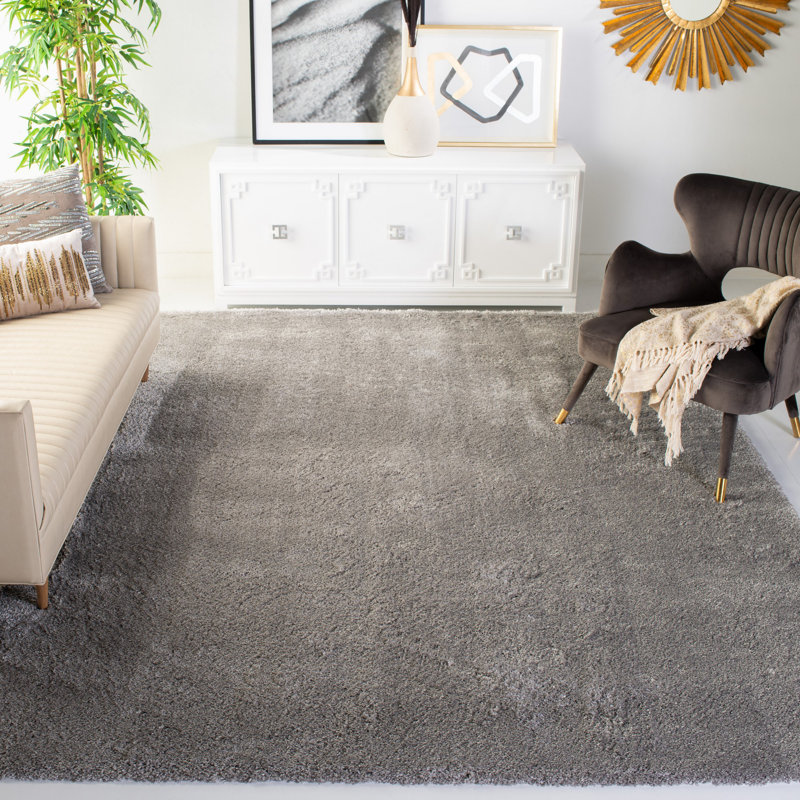 Schmitt Shag Performance Solid Color Rug, Rectangle 8' x 10'
