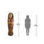 King Tutankhamen's Life Size Sarcophagus Cabinet Statue