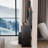 Full Body Mirror Cabinet With Round Mirror LED Vanity Table With Cushioned Stool, 17" Diameter LED Mirror, Touch Control, 3-Color, Brightness Adjustable, Large Desktop, Multi-Layer High Capacity Storage-2047719976