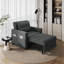 3-in-1 Convertible Sleeper Accent Chair Bed with Adjustable Backrest & Back Pillow-1662705390