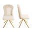 Ensemble de 2 chaises de salle à manger en velours pour le salon-1805328322