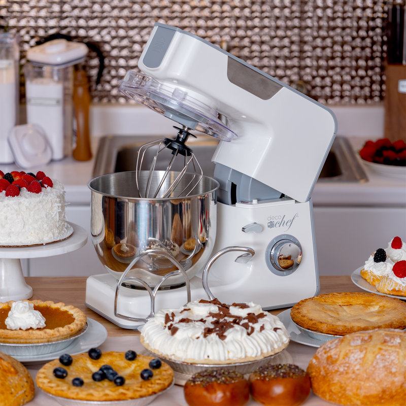Deco Chef Stand Mixer with 8 Speed Motor and 12 Piece Knife Set