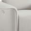 Fauteuil inclinable électrique pivotant en cuir Mikkel-92158020