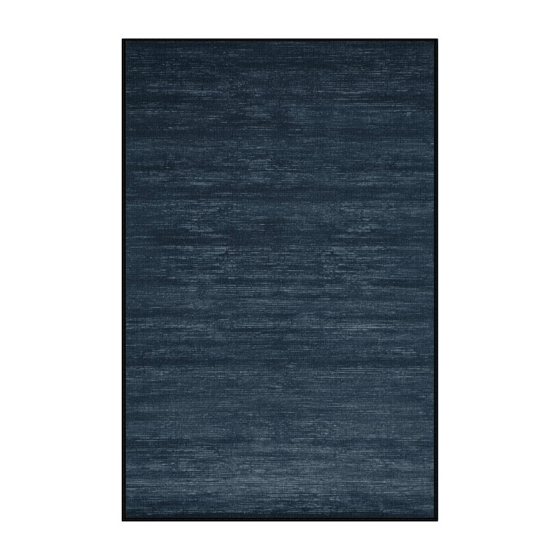 Machine Washable Solid Gray Area Rug, Runner 2' x 4'