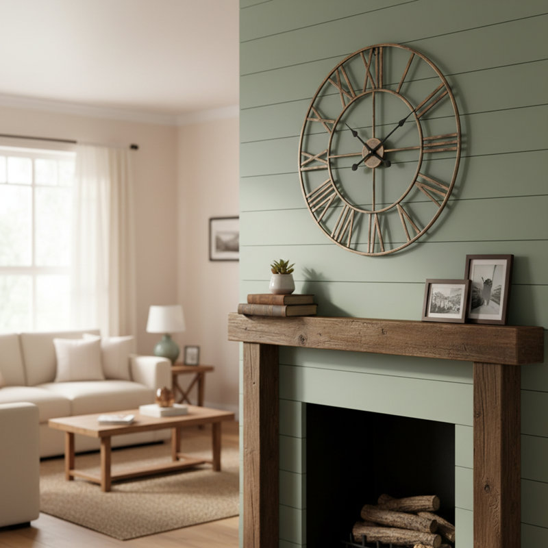 Metal Wall Clock