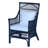 Jamestown Slat Back Rattan Armchair-1210486661