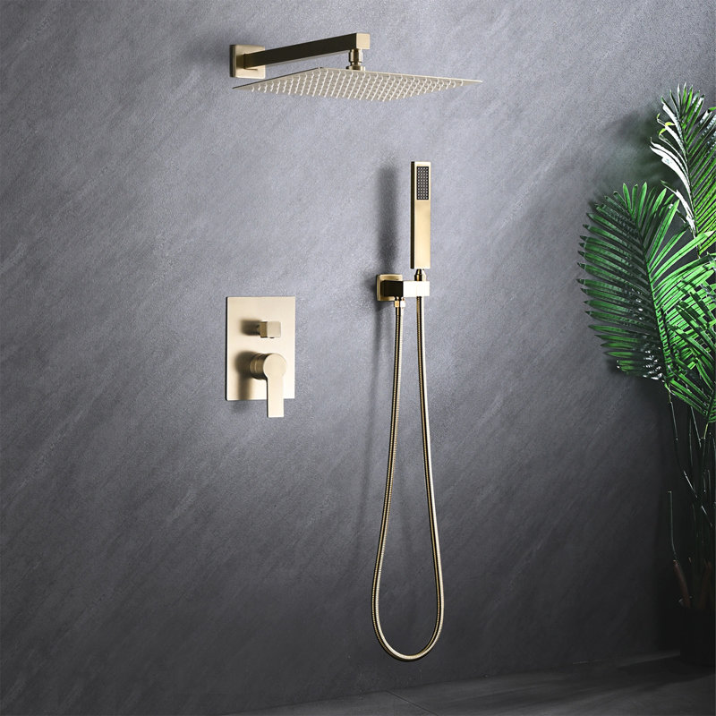 Système de douche complet avec valve brute