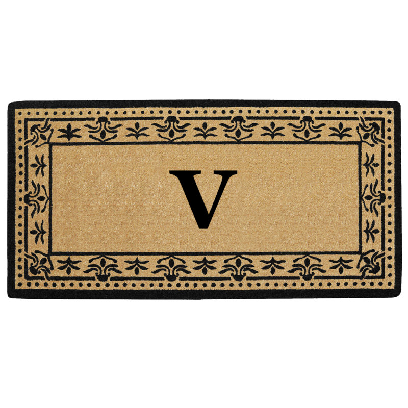 Tapis de porte d'extérieur robuste Blanquilla Corinthian, V, l 36 po x L 72 po