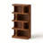 Practical Solid Wood Asymmetrical Open Shelving Unit-886653137