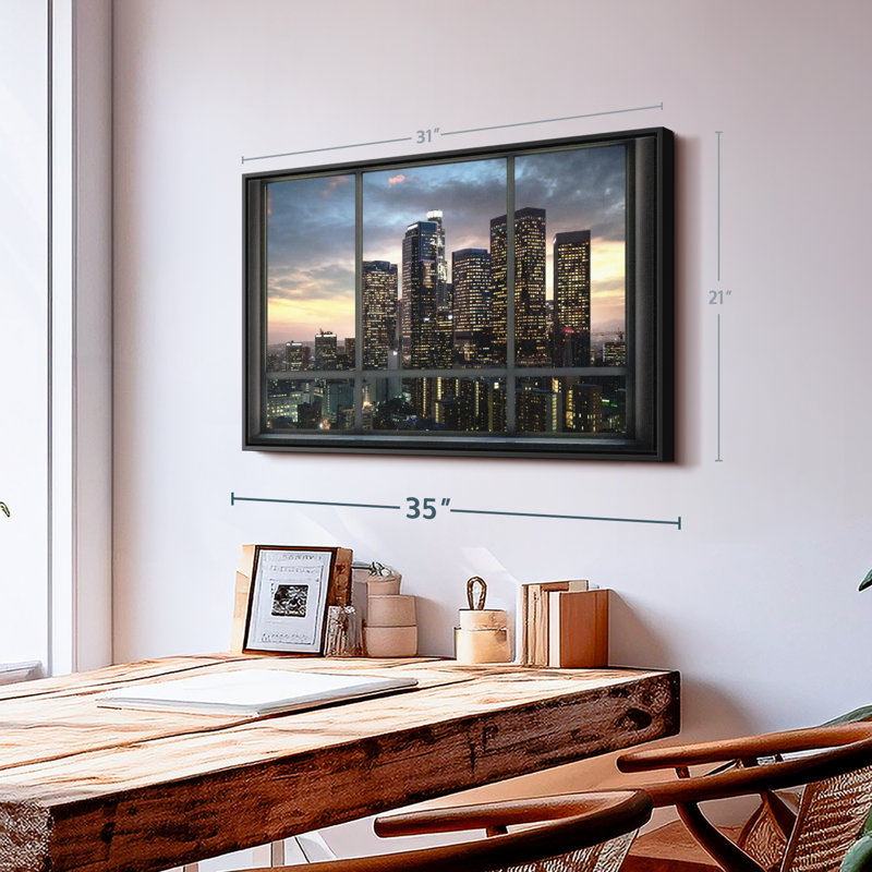 «Evening In LA Wall Art Wall Art», H 21 po x l 31 po