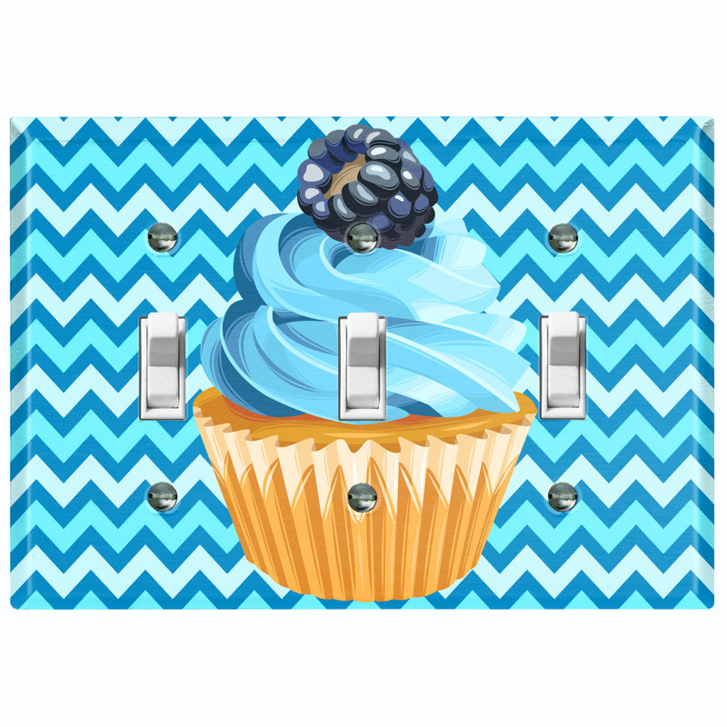 Plaque murale 3 lumières Blackberry Cupcake
