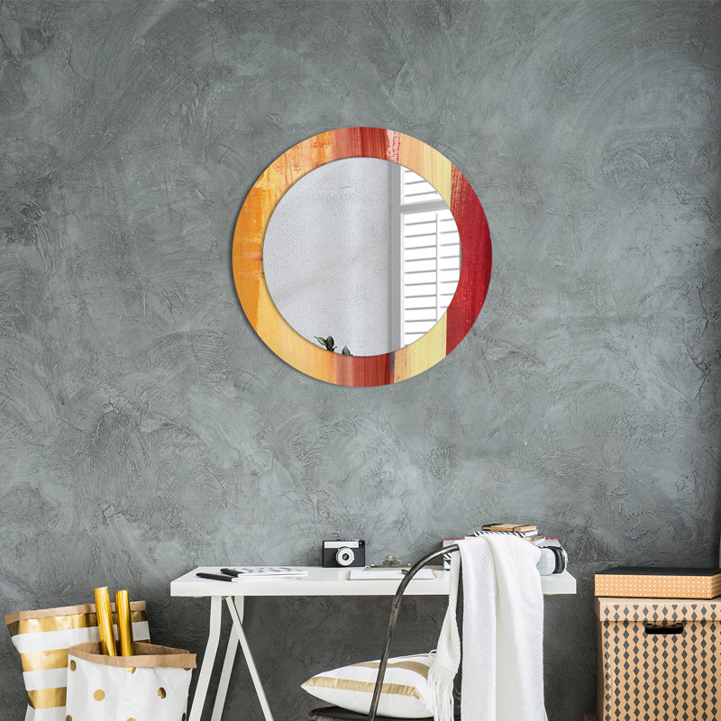 Huldar Glass Flat Wall Mirror