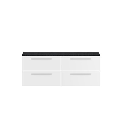 Quartet 144.1cm Double Bathroom Vanity Base Only