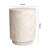  Cylinder Travertine Stone Finish Italian Design MgO Side Accent Table