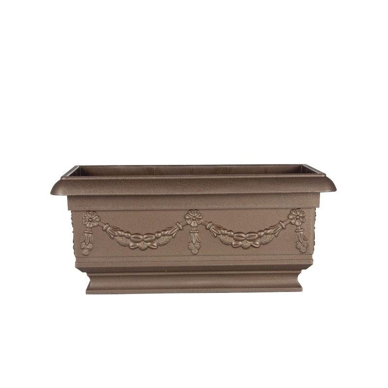 Pot à fleurs sur pied Turna, Bronze