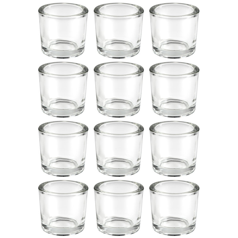 2.25'' H Glass Tabletop Votive Holder, Clear