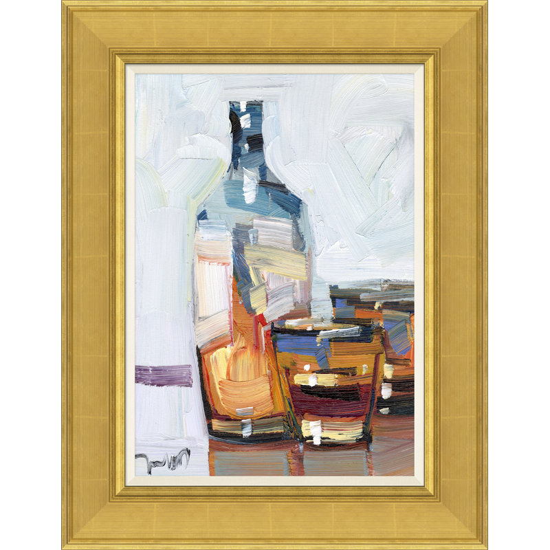 White Wine Painting by Joseph Mota