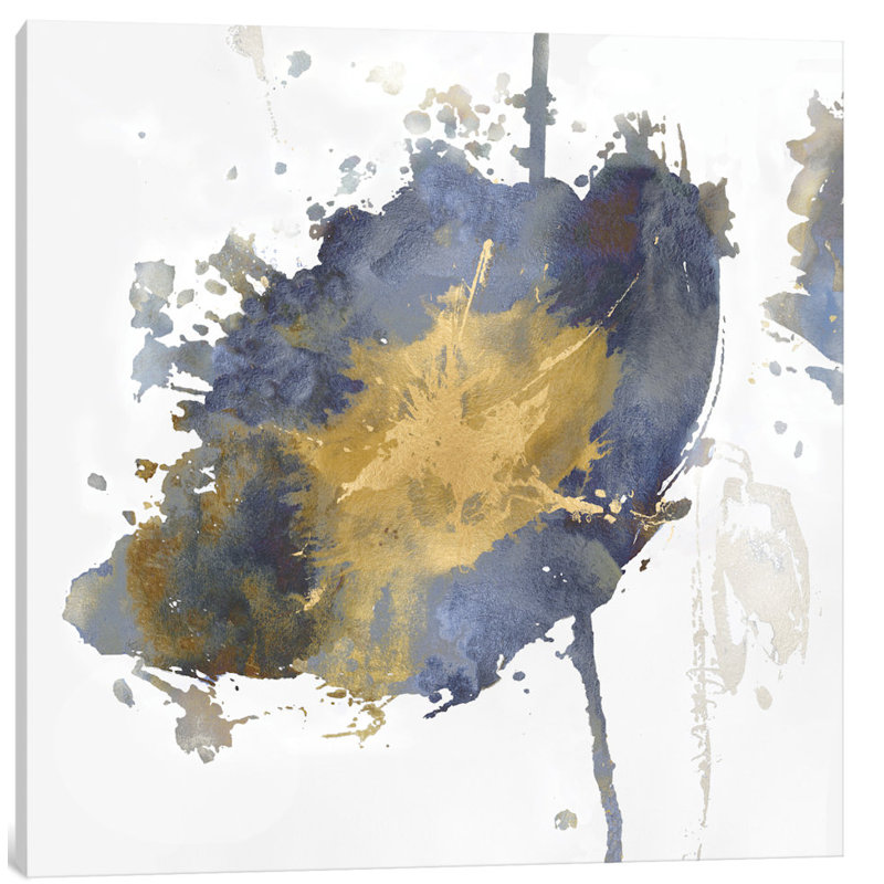 «Flower Burst III» par Vanessa Austin - estampe numérique sur toile tendue avec châssis, H 18 po x l 18 po x P 1,5 po
